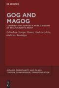 Buchcover von »Gog and Magog« – graue und weiße Schrift vor rotem Hintergrund.