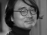 Black and white portrait photo of Kyung-Ho Cha