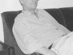 Schwarz-weißes Portraitfoto von Hilmar Frank