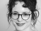Black and white portrait photo of Magdalena Gronau
