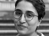 Black and white portrait photo of Shira Miron.