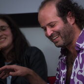 Close-up of Yael Almog and Tomer Gardi