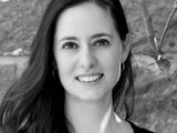Black and white portrait photo of Chiara Caradonna.