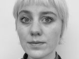 Black and white portrait of Femke Luers.