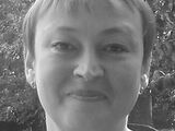 Black and white portrait of Ulyana Veryna.