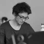 Black and white photograph of a conference theme.