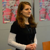 Eine Teilnehmerin der Veranstaltung