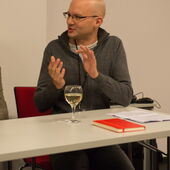 Ulrich Plass during a speech.