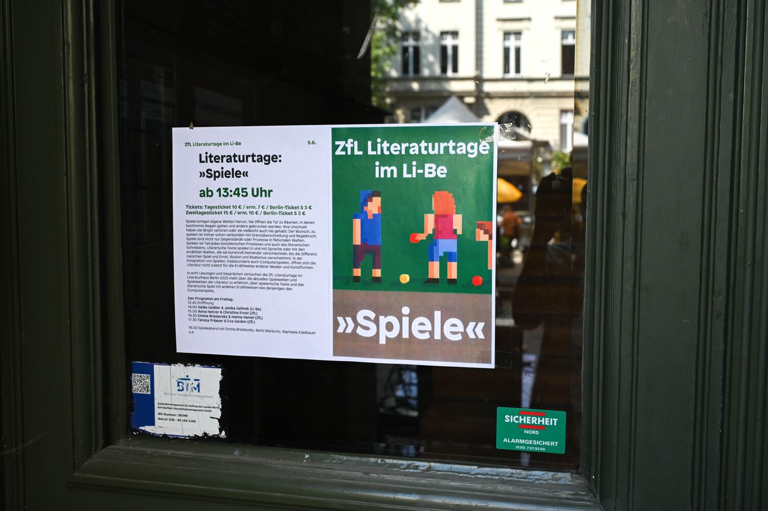 ZfL Literature Days at Literaturhaus Berlin 2023: “Games
