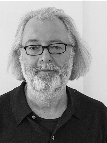 Black and white portrait photo of Martin Treml